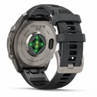 Viedpulkstenis Garmin fenix 9 PRO 47mm inReach Titanium with Graphite/Black Silicone Band