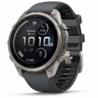 Viedpulkstenis Garmin fenix 9 PRO 47mm inReach Titanium with Graphite/Black Silicone Band