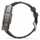 Viedpulkstenis Garmin fenix 9 PRO 51mm inReach Titanium with Graphite/Black Silicone Band