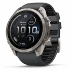 Viedpulkstenis Garmin fenix 9 PRO 51mm inReach Titanium with Graphite/Black Silicone Band