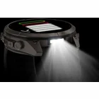 Viedpulkstenis Garmin fenix 9 PRO 51mm inReach Titanium with Graphite/Black Silicone Band