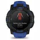 Viedpulkstenis Garmin Instinct 3 – 45 mm AMOLED Black with Bolt Blue/Black Band