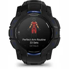 Viedpulkstenis Garmin Instinct 3 – 50 mm AMOLED Black with Black/Bolt Blue Band