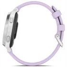 Viedpulkstenis Garmin Lily 2 Active Silver/ with Purple Jasmine Silicone Band