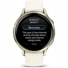 Viedpulkstenis Garmin Venu 4 - 41mm Lunar Gold with Bone Silicone Band