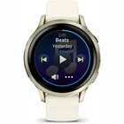 Viedpulkstenis Garmin Venu 4 - 41mm Lunar Gold with Bone Silicone Band