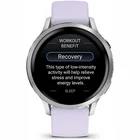Viedpulkstenis Garmin Venu 4 - 41mm Silver with Periwinkle Silicone Band