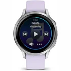 Viedpulkstenis Garmin Venu 4 - 41mm Silver with Periwinkle Silicone Band