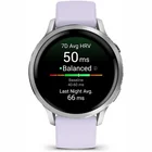 Viedpulkstenis Garmin Venu 4 - 41mm Silver with Periwinkle Silicone Band