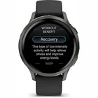 Viedpulkstenis Garmin Venu 4 - 41mm Slate with Black Silicone Band