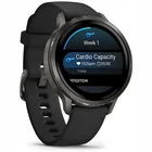 Viedpulkstenis Garmin Venu 4 - 41mm Slate with Black Silicone Band