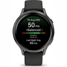 Viedpulkstenis Garmin Venu 4 - 41mm Slate with Black Silicone Band
