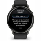 Viedpulkstenis Garmin Venu 4 - 45mm Slate with Black Silicone Band