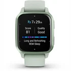 Viedpulkstenis Garmin Venu Sq 2 Metallic Mint Aluminium Bezel with Cool Mint Case and Silicone Band