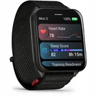 Viedpulkstenis Garmin Venu X1 Black with Slate Titanium Caseback and Black ComfortFit Nylon Band