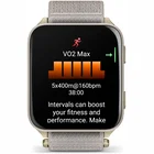 Viedpulkstenis Garmin Venu X1 Soft Gold with Titanium Caseback and French Grey Nylon Band