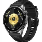 Viedpulkstenis Huawei Watch GT6 46mm Black Stainless Steel Case with Black Fluoroelastomer Strap