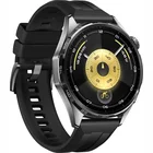 Viedpulkstenis Huawei Watch GT6 46mm Black Stainless Steel Case with Black Fluoroelastomer Strap