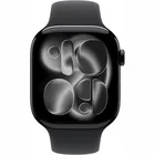 Viedpulkstenis Apple Watch Series 11 GPS 46mm Jet Black Aluminium Case with Black Sport Band - S/M
