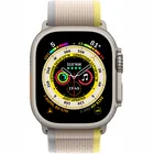 Viedpulkstenis Apple Watch Ultra GPS + Cellular  49mm Titanium Case with Yellow/Beige Trail Loop - S/M