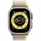 Viedpulkstenis Apple Watch Ultra GPS + Cellular  49mm Titanium Case with Yellow/Beige Trail Loop - M/L