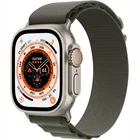 Viedpulkstenis Apple Watch Ultra GPS + Cellular 49mm Titanium Case with Green Alpine Loop - Large