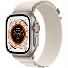 Viedpulkstenis Apple Watch Ultra GPS + Cellular 49mm Titanium Case with Starlight Alpine Loop - Large
