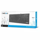 Klaviatūra Natec Barracuda NKL-0876 Black ENG