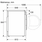 Veļas žāvētājs Bosch WQG245DLSN