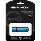 USB zibatmiņa Kingston IronKey Vault Privacy 50 64GB Blue