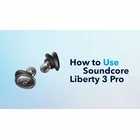 Austiņas Soundcore Liberty 3 Pro Fog Grey