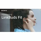 Austiņas Sony LinkBuds Fit – Truly Wireless Noise Cancelling Bluetooth Earbuds White