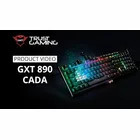 Klaviatūra Klaviatūra Trust GXT 890 Cada RGB Mechanical Gaming Keyboard RU