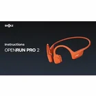 Austiņas Shokz OpenRun Pro 2 Standard Orange