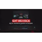 Klaviatūra Trust GTX 853 Esca Metal Rainbow Gaming ENG