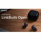 Austiņas Sony LinkBuds Open – Truly Wireless Bluetooth Open Ear Buds Transparent Sound Black