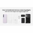 Samsung Galaxy S23 Ultra Rugged Gadget Case Black