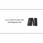 Ārējais cietais disks Lexar SL500 Portable SSD with Magnetic Set 2TB LSL500M002T-RNBNG