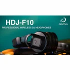 Austiņas AlphaTheta Professional Wireless DJ Headphones with Transmitter HDJ-F10-TX