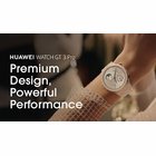 Huawei Watch GT 3 Pro – Ceramic Case with White Leather Strap