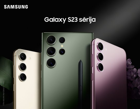 Samsung jaunumi jau pārdošanā!  Tiec pie sava jaunā S23 sērijas viedtālruņa.
