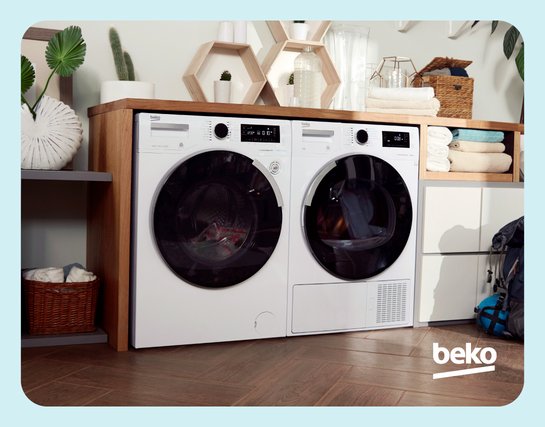 Pērc Beko veļas mašīnu vai žāvētāju, elektrības patēriņu uzsaucam!