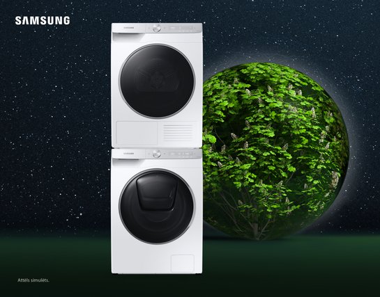Pērc Samsung veļas mašīnu + žāvētāju, un saņem dāvanā Samsung Jet™ putekļu sūcēju