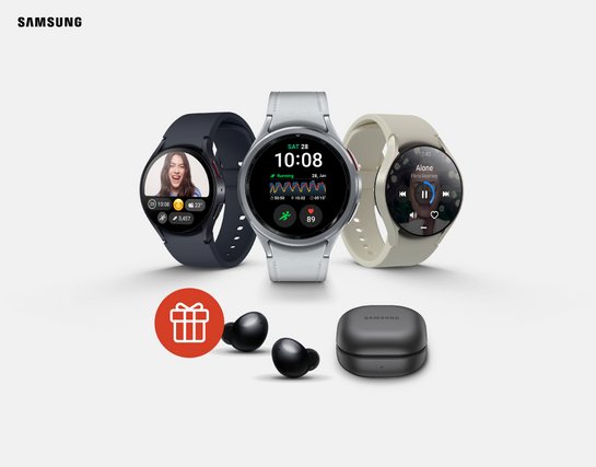Pērc Samsung Galaxy Watch 6 un saņem dāvanā bezvadu austiņas! Pasteidzies, dāvanu skaits ierobežots.