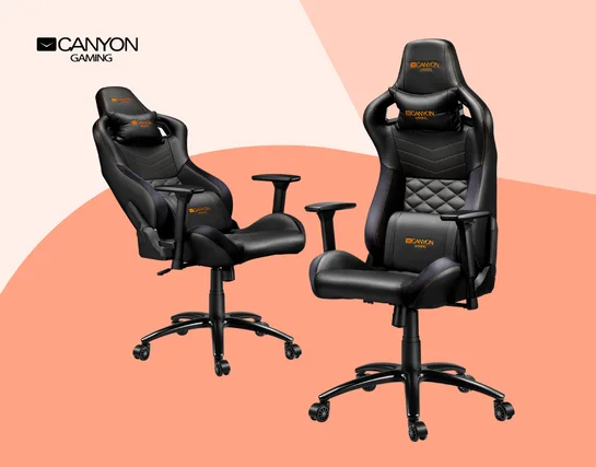 Canyon geiming krēsls, kas pielāgosies Tev, tagad ar atlaidēm.