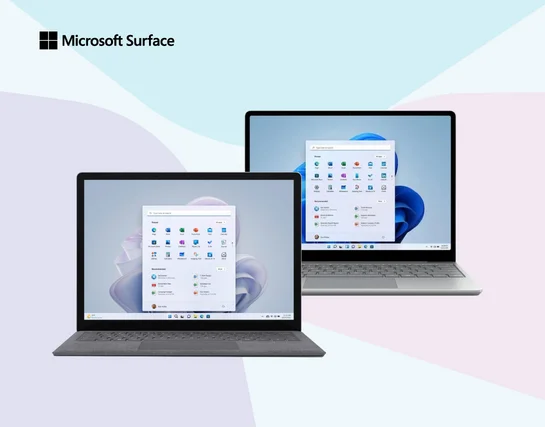 Atlaides Surface precēm līdz 20%, noteiktiem modeļiem dāvanā maciņš ar klaviatūru un viedo pildspalvu.