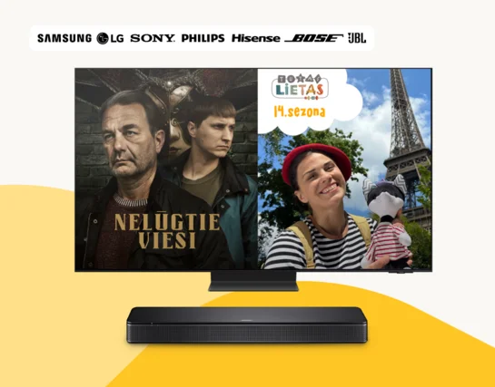 TV un soundbar brīnumainā izpārdošana!