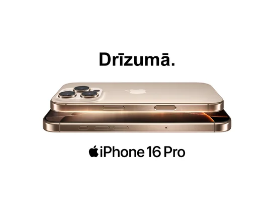 iPhone16 Pro - Lielāka baterija. 48MP Ultra Wide kamera un vēl ..