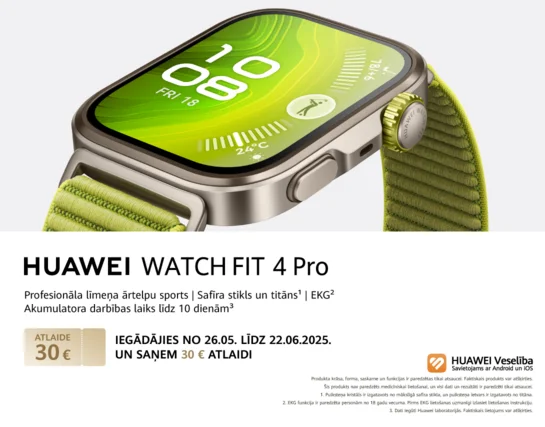 Pievilcīgi jaunumi no Huawei!