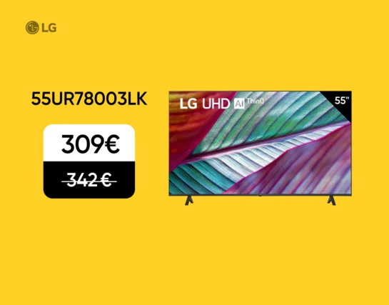 LG 55UR75003LK televizors, 299 eur